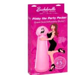 2 Bachelorette Inflatables - Mr. Stud & Pink Party Pecker Blow Up